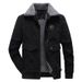Men's Clothing Corduroy Jacket With Fleece Lining, Thickened Slim Fit Coat For Casual Outdoors, Available In Grey, Black & Camel (Sizes M-8XL)_viptrois.com