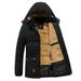 Men's Plus-Size Detachable Hood Winter Coat – British-Inspired Fleece-Lined Jacket With Removable Shoulder Straps (XS-2XL, Multipack Options)_viptrois.com