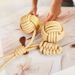 Snowball Ornaments Hand Woven Ball Versatile Women's Bag Accessories Wholesale Car Hanging High End Bag Pendant_viptrois.com