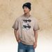 2026 American-style Washed Street Fashion Men's T-shirt With Text And Idea Print, Summer Edition_viptrois.com