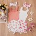 Children's Clothing Style Summer Infant And Toddler Sling Pit Striped Sweetheart Rainbow Printed Shorts_viptrois.com