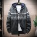"Men's Fleece-Lined Hooded Sweater – Winter Knit Pullover With Thickened Thermal Design (M-3XL, 4 Colors)"_viptrois.com