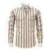 Men's Stretch Windsor Dress Shirt – Wrinkle-Free & Breathable Long Sleeve Shirt With Slim Fit For Office & Casual_viptrois.com