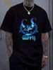Sum 41 Blue Demon Punk Rock 2 Sided Tour Dates T Shirt Tultex Mens Sz L EUC Unisex Stretched Soft Breathable Summer Comfortable Casual Stylish_viptrois.com