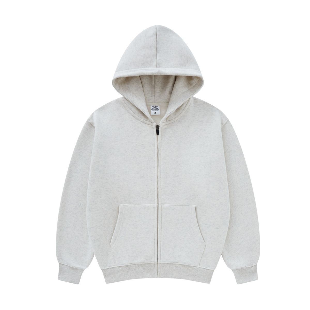 Men's Clothing Sister And Brother Sweatshirt Solid Color Thick Material Pure Color Loose Fleece Zipper Sports Jacket Sweatshirt_viptrois.com