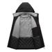 Men's smart heating jacket men's USB charging heater plus fleece thickened ski coat_viptrois.com