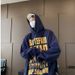Autumn Casual Versatile Couple Jacket Men's Hooded Letter Printed Hoodie_viptrois.com
