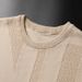Men's Clothing Summer Ice Silk Short-sleeved Men's Thin Large-size Sweater Loose Round Neck Ice-cold Hollow Knitted Half-sleeve Processing_viptrois.com