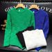 Loom Loom 2022 Men's European Style Slim Fit Sweater Round Neck Autumn Winter Casual Versatile Simple Pullover Long Sleeve Knitted_viptrois.com