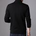 Pure Pure Spring And Autumn Casual Stand Collar Men's Trendy Loose Plus Size Zipper Cardigan Sweatshirt Versatile Baseball Jacket_viptrois.com