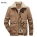 Men's Clothing Corduroy Jacket With Fleece Lining, Thickened Slim Fit Coat For Casual Outdoors, Available In Grey, Black & Camel (Sizes M-8XL)_viptrois.com