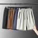 Men's Quick Drying Ice Silk Shorts New Arrival Summer Thin Casual Loose Plus Size Five Point Pants Fitness_viptrois.com