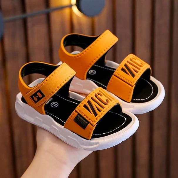 Summer Boys Girls Children Antiskid Wearproof Beach Sandals Cartoon Infant Toddler Soft Sole Kids Student Shoes_viptrois.com