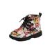 Child's shoes Boys single boots Children's patent leather boots girls' ankle boots_viptrois.com