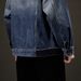 Men's Cargo Jacket Men Loose Spring And Autumn Casual Denim Coat Men's Coat Gradual Change Denim Shirt Men_viptrois.com