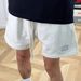 Light Gray Youth Fitness Basketball Athletic Shorts for Men Summer Style Casual Trendy Pants_viptrois.com