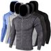 Men's Clothing autumn and winter sports jackets fitness running training long sleeves zipper casual hoodie quick-drying jacket_viptrois.com
