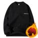 Men's Fleece Thickened Sweater Trendy Loose Long-sleeved Thermal Top_viptrois.com