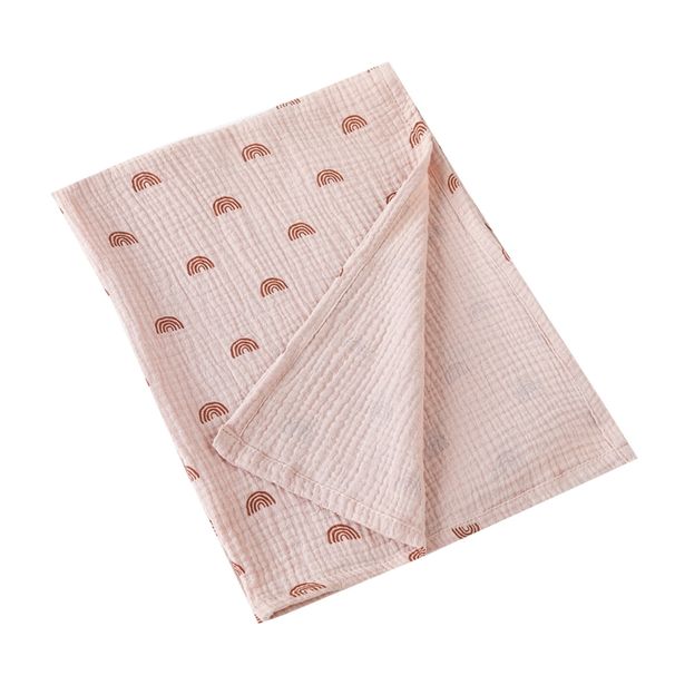Baby Swaddle Blanket Cotton Gauze Super Soft Newborn Swaddle Quick Dry Kids Bath Towel Baby Stroller Blanket Cover_viptrois.com