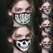 Halloween Expression Adult Cloth With Dustproof Printed Cotton Mask_viptrois.com