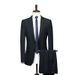Men's Clothing quality suits solid color men's business suits slim fit formal wear professional wedding suits_viptrois.com