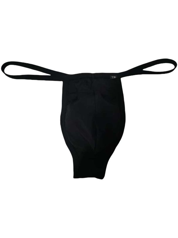 Pulse Thong High Elasticity Ice Silk Fabric Seamless Large Pouch Sexy Slim Low Waist Men's T-Pants Breathable Comfortable_viptrois.com