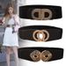 Fashion Women Elastic Waist Stretch Korean Style Versatile Dress Shirt Sweater Decoration Wide Waistband Belt_viptrois.com