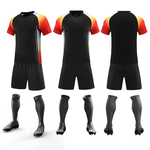 Men's Clothing short-sleeved football uniform suit children's adult student competition cross-border sports new jersey summer_viptrois.com