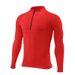 Men's Clothing Casual Zipper Training Long Sleeve Cross Border Quick Drying Stand Collar Reflective Strip Sports Fitness Running Clothes_viptrois.com