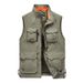 Men's Lightweight Vest Jacket – Multi-Pocket Fishing Vest With Hood (L-6XL, Grey/Black/Navy/Khaki/Army Green)_viptrois.com