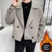 Loom Loom Trench 2025 New Spring And Autumn Winter Men's Coat Trendy Versatile Stylish Woolen Jacket Overcoat For Men_viptrois.com