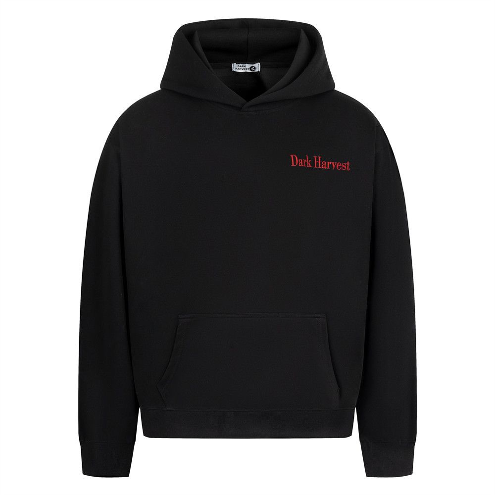 American Style Knight Embroidered Letter Hoodie Trendy Loose Pullover Sweatshirt Men's Spring And Autumn Wear_viptrois.com