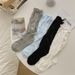 Ballet Style Bow Jk Lolita Socks Women's Over The Knee White Calf Socks Pure Desire Pile Socks Summer Boneless Socks_viptrois.com