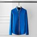 Men's Clothing Men's Slim Fit Long Sleeved Shirt Trendy Style Double Honey Embroidered Label Sales Casual Shirts_viptrois.com