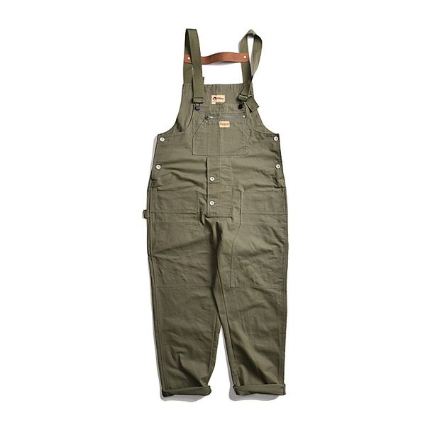 Men's Clothing Pocket Tool Overalls Men's Street Workwear Trendy Brand Jumpsuit Overalls Overalls Trousers_viptrois.com