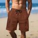 Men's Clothing New Size Men's Short Sports Overalls With Multiple Pockets Shorts Fitness Pants Sports Casual Shorts_viptrois.com