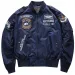 Jackets Spring And Fall New Ma1 Bomber Jacket Men's Fashion Brand American Embroidered Baseball Uniform Military Cargo_viptrois.com