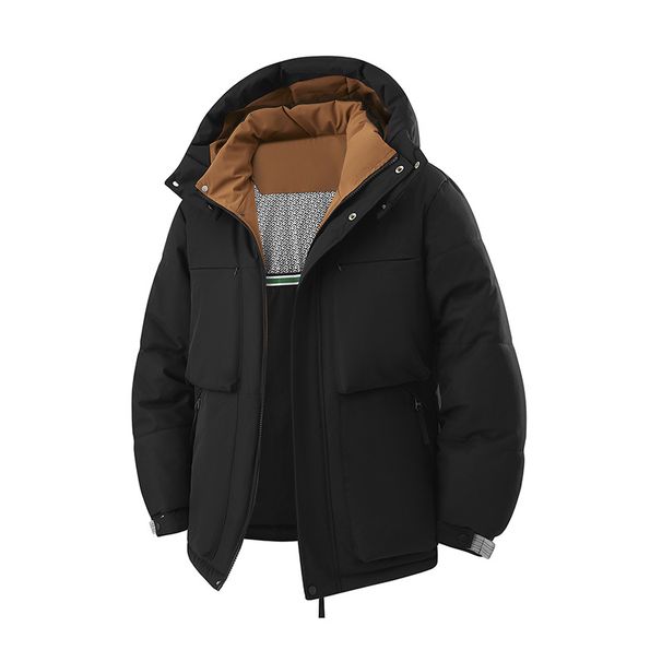 Men's Clothing Large Size Cotton Coat For Men 2025 Winter New Graphene Warm Cross Border Hooded Coat Cross Border L 8XL_viptrois.com