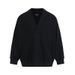 American Retro High-end Niche Design Pullover Sweater Men's Spring And Autumn Loose Lazy Style Jacket_viptrois.com