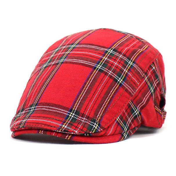 2022 British Style Beret For Men Women, Spring And Autumn Casual Cotton Duckbill Cap With Curved Brim_viptrois.com