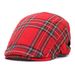 2022 British Style Beret For Men Women, Spring And Autumn Casual Cotton Duckbill Cap With Curved Brim_viptrois.com