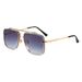 Men's Sunglasses New Double Beam Metal Cross Border Sunglasses Fashion Atmosphere Men's Square Glasses Advanced Trimmed Sunglasses Women_viptrois.com