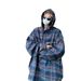 Hooded Shirt Jacket Men's Trendy Design, High-end Retro Long Sleeved Plaid Shirt Jacket_viptrois.com
