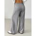 Men's Clothing Hot Selling European And American Style Sports Casual Pants, Loose Fit, Drawstring Elastic Waist, Slimming Wide Leg Trousers_viptrois.com