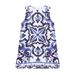 Mother & Kids New Children's Skirt Girls Blue And White Porcelain Dress Sleeveless Vest Skirt_viptrois.com