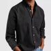 Men's Clothing New Men's European And American Pocket Casual Tops Washed Cotton Button Men's Long Sleeved Shirt_viptrois.com