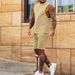 Men's Clothing Sports Suit Casual Thin Five Point Pants Sleeveless Top Solid Color Half Shoulder Shorts Two Piece Set_viptrois.com