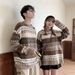 Pure Fair Isle Christmas Sweater For Men Japanese Retro Lazy High-End Thick Vintage Trendy Brand Inner Wear Winter Knitwear_viptrois.com