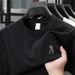 Summer New Round Neck Men's Short T-Shirt For Young And Middle-aged Men, Casual Loose Fit, Breathable Cotton Printed_viptrois.com