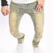 Men's Clothing High Quality Men's Ripped Jeans New Jeans Patch Ripped Slightly Elastic Real Business Denim Casual Pants_viptrois.com